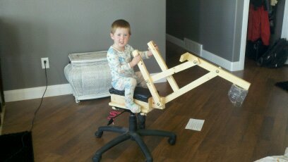 wooden excavator plans free